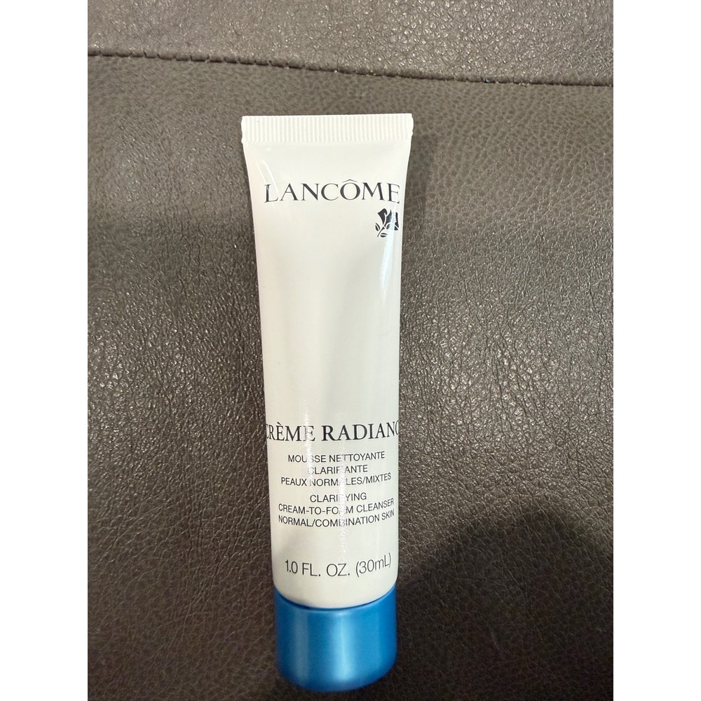 Lancome Creme Radiance Clarifying Cream-to-Foam Cleanser 1.0oz 30ml Travel Size